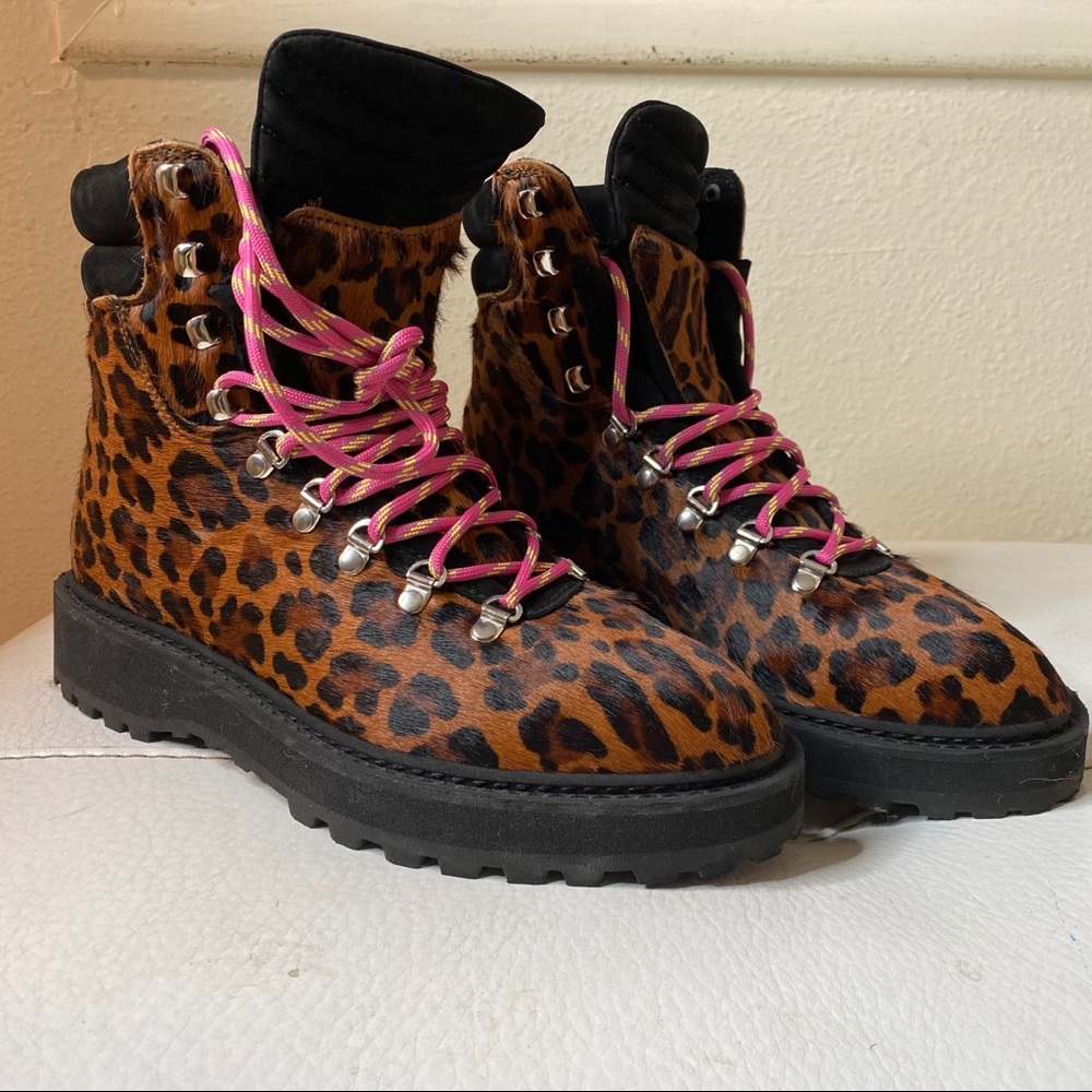 Leopard DEMME boots NIB